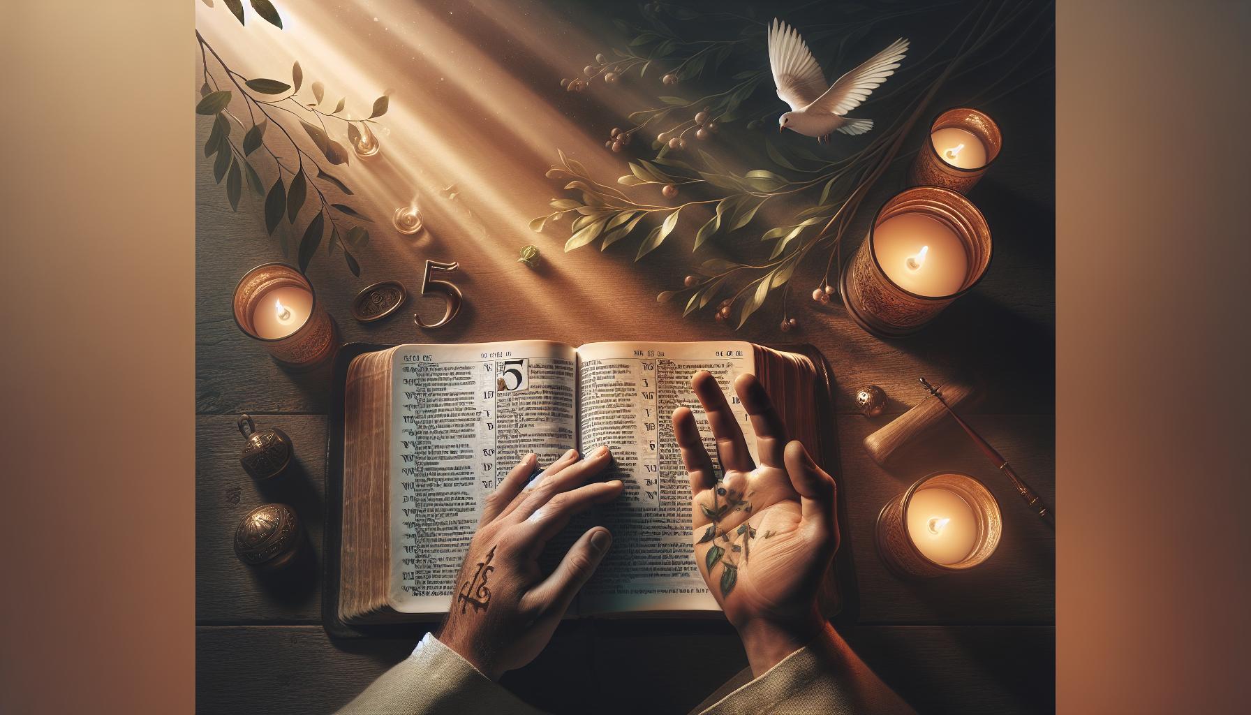 Biblical Meaning of the Number 5: Grace and God’s Favor